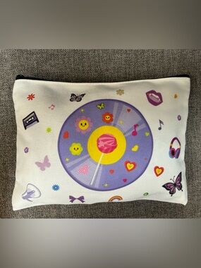 Lollipop Graphic Organizer Zipper Pouch. NWOT (Material type; Canvas)